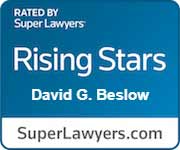 Rated By Super Lawyers Rising Stars David G. Beslow superlawyers.com